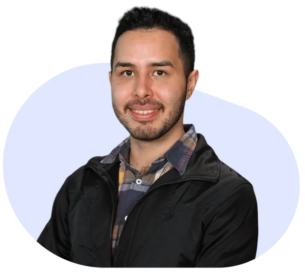 Professional team member smiling