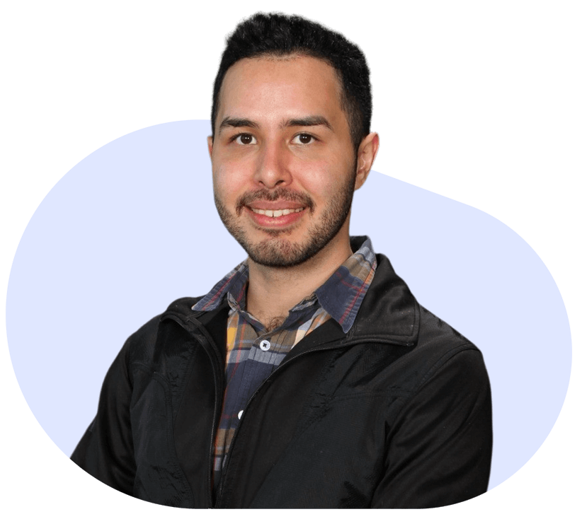 Professional team member smiling